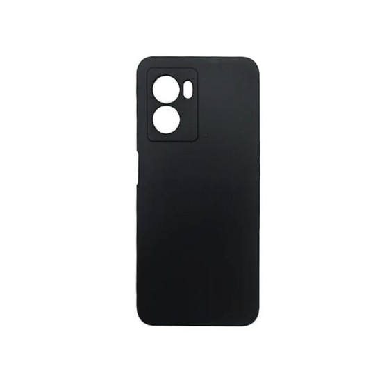 Silicone Case with Camera Shield for Oppo A77 Black